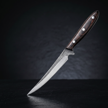 Barracuda 13" Hand Forged Fish Fillet Knife, Black Rosewood Handle