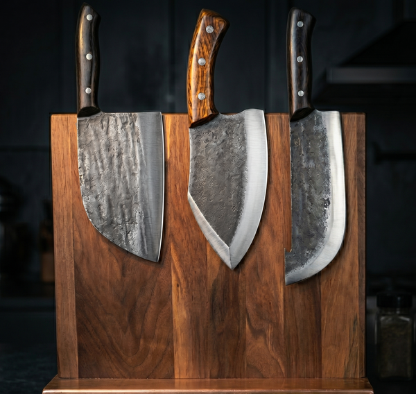 The Meat Lover's Set — 3-Piece Hand Forged Knife Set by Xcutlery