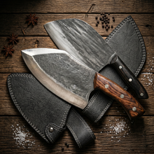 The Butcher's Trio — 3-Piece Hand Forged Cleaver Set by Xcutlery — view 3