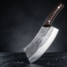 Kermode 7" Hand Forged Chef's Cleaver, High Carbon Steel