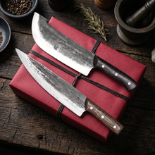 Ironclad 8.7" Hand Forged Chef Knife, High Carbon Steel
