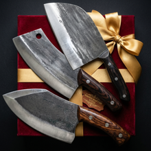 Kermode 7" Hand Forged Chef's Cleaver, High Carbon Steel